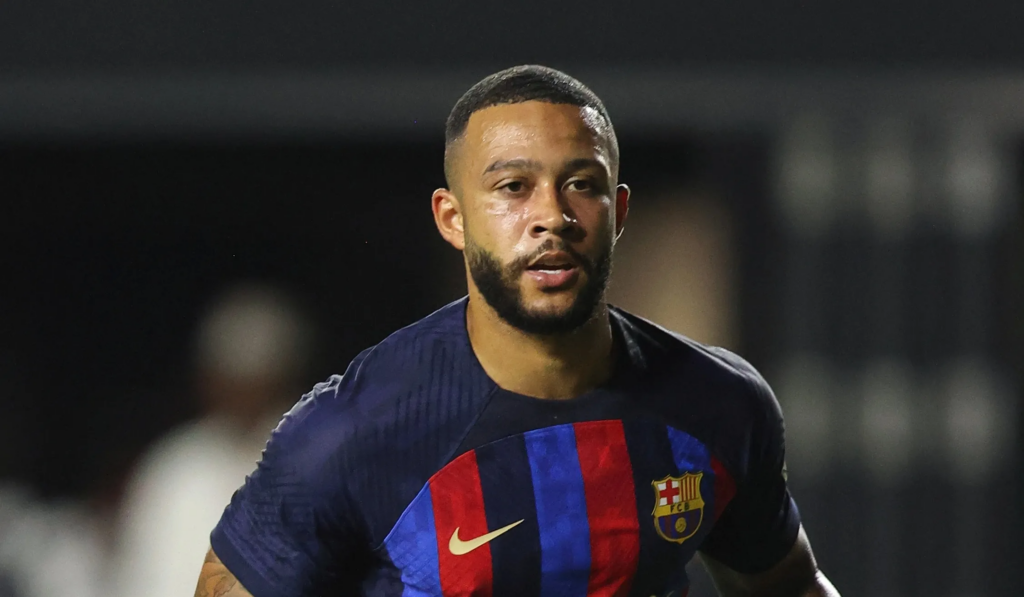 Memphis Depay stripped off Number 9 Jersey at Barcelona amid contract saga