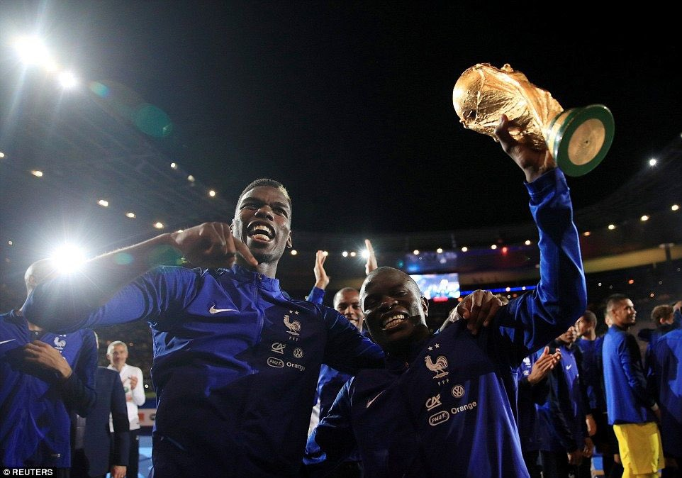 Paul Pogba and N'Golo Kante: France's coach Didier Deschamps believes both stars will be fit for the 2022 World Cup in Qatar