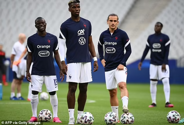 Paul Pogba and N'Golo Kante: France's coach Didier Deschamps believes both stars will be fit for the 2022 World Cup in Qatar