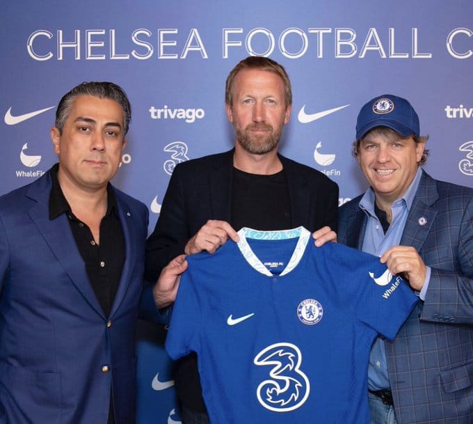 Graham Potter Have Been Unveiled As Chelsea New Head Coach With Todd Boehly Welcomes Him With Excitement