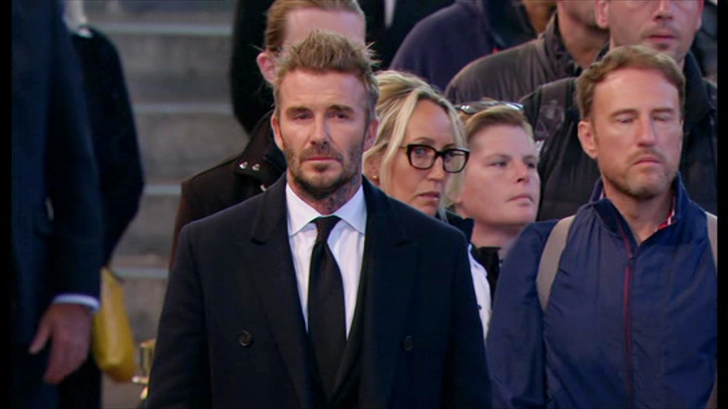 David Beckham Waits In Line For The Casket Of Queen Elizabeth II For More Than 13 Hours