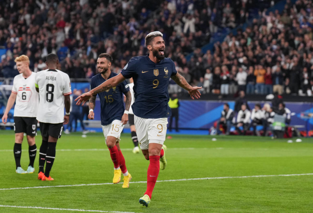 Olivier Giroud Becomes France' Oldest Scorer As He Scored Against Austria In Nations League Match