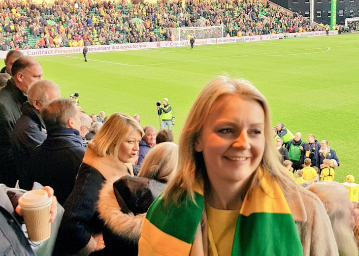 Liz Truss Is Facing Investigations Over Foreign Office Spend At Premier League Side Norwich City FC