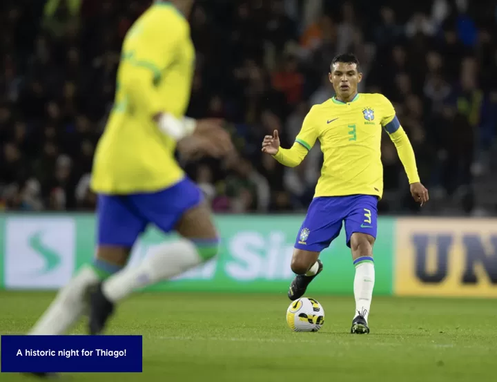 Thiago Silva Sets A New Record As He Becomes The Most Capped Defender For Brazil National Team