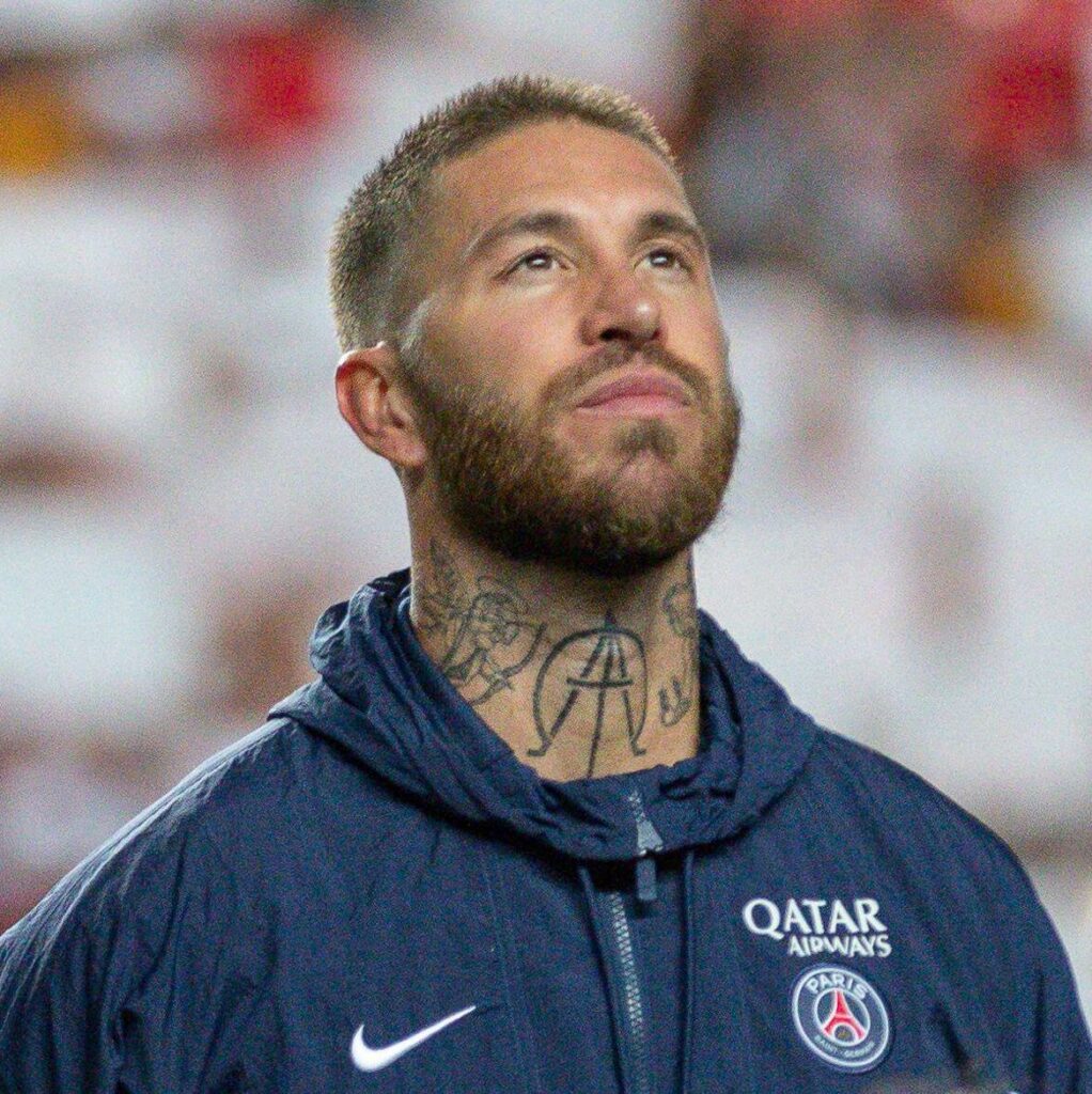 Sergio Ramos Of PSG Has Been Sent Off 28 Times in His Football Career
