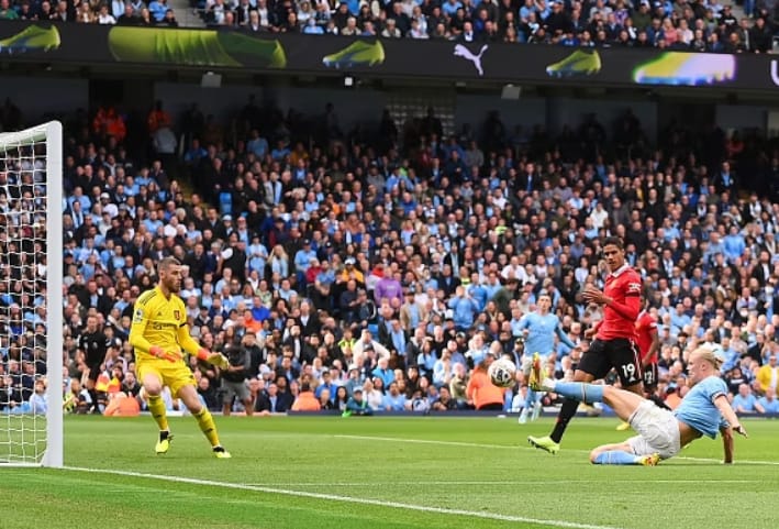 Manchester City  Vs Manchester United: Haaland and Foden grab hat-trick as Ronaldo watches from the Bench