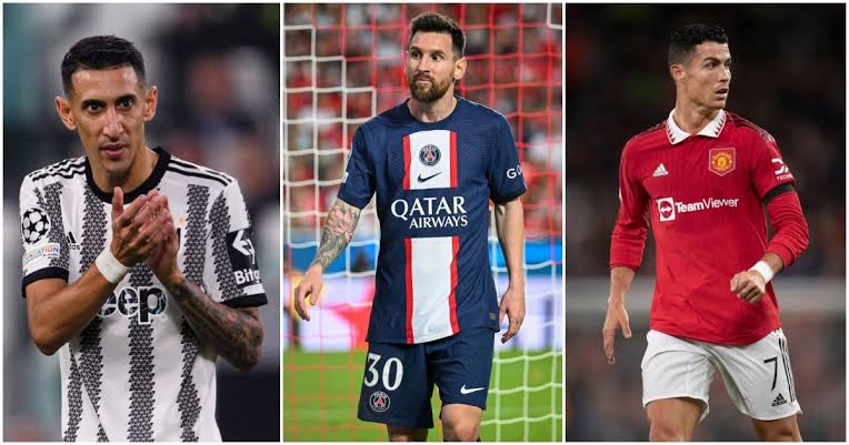 Cristiano Ronaldo, Angel Di Maria, And Lionel Messi Top List of All-time Champions League Assist-givers
