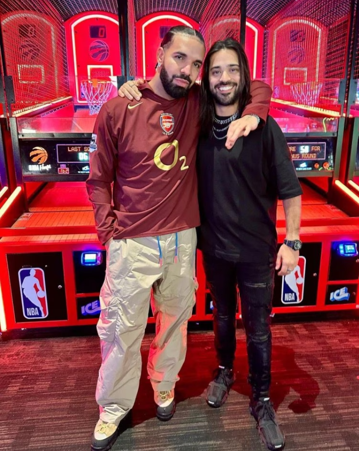 Drake curse Becomes A Cause Of  Concern For Arsenal Fans