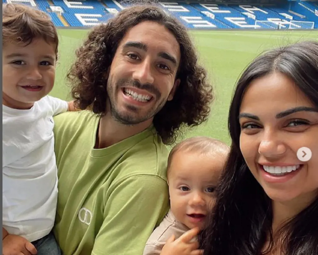 Marc Cucurella and Wag Claudia Rodriguez, a lovely fashion designer, are expecting their third child