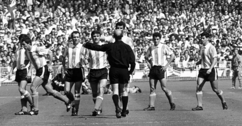 Diego Maradona: The Hand of God goal Has been dubbed the worst officiating blunder in World Cup history