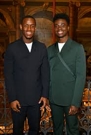 Bukayo Saka rocks a smart look as the Arsenal player mingles with celebrities at Dior's extravagant Kensington Palace gala