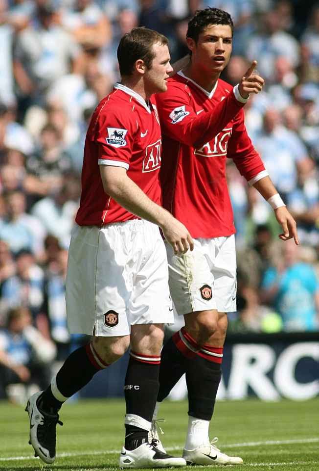 Ronaldo and Rooney 