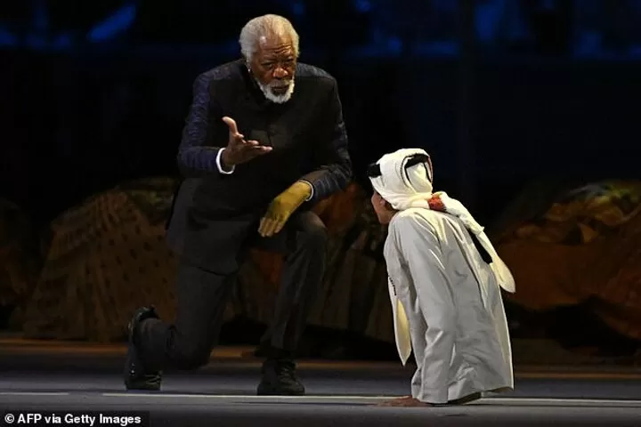 Morgan Freeman Slammed For Accepting "Blood Money" From Qatar To Perform At The Opening Ceremony