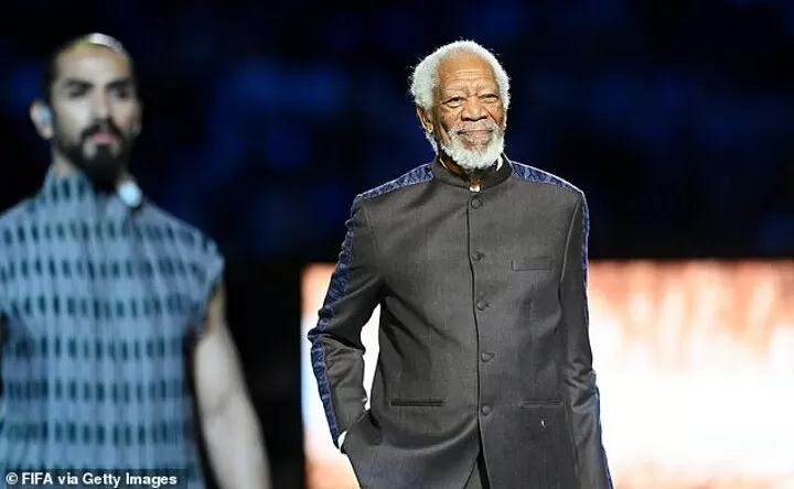 Morgan Freeman Slammed For Accepting "Blood Money" From Qatar To Perform At The Opening Ceremony