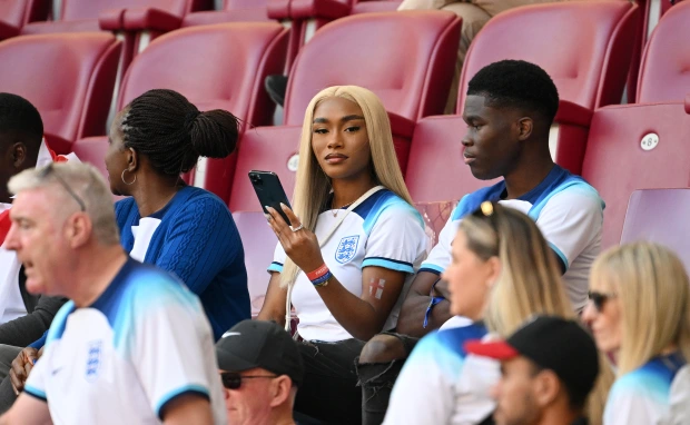 Bukayo Saka and his girlfriend Tolami Benson Spotted In Qatar As Wags Of England's stars Celebrate With Lovers