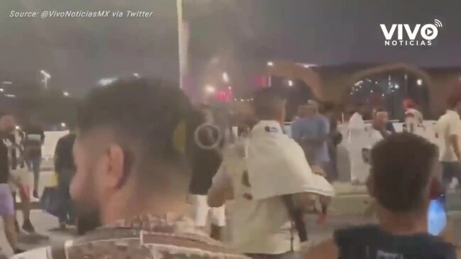 Argentina And Mexico Fans Clash In Qatar After Chanting "Fuck Messi" During The World Cup