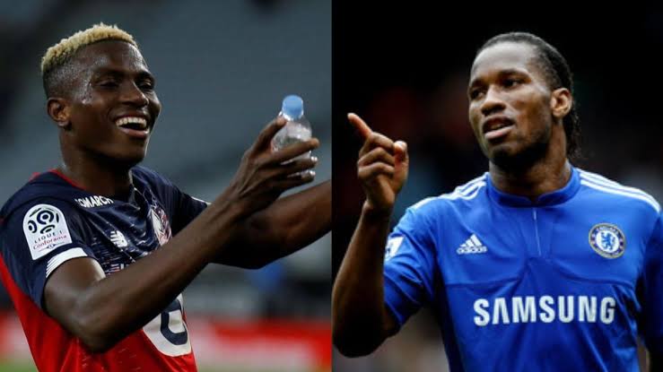 Osimhen and Drogba