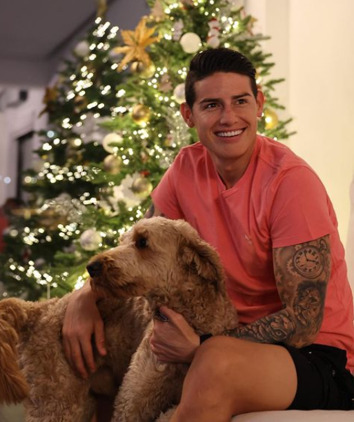 James Rodriguez Is Having A Happy Moment Despite Missing Out of 2022 FIFA World Cup