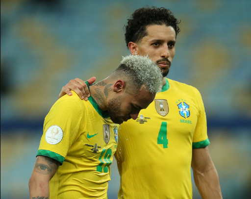 Neymar Backs Marquinhos After Penalty Miss That Sent Brazil Out Of The FIFA World Cup In Qatar