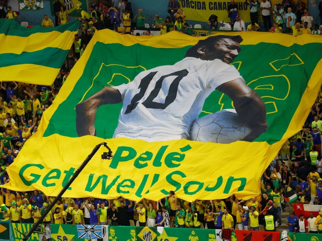 Captivating Images of Pele Surfaced in Brazil's 4-1 Victory Over South Korea