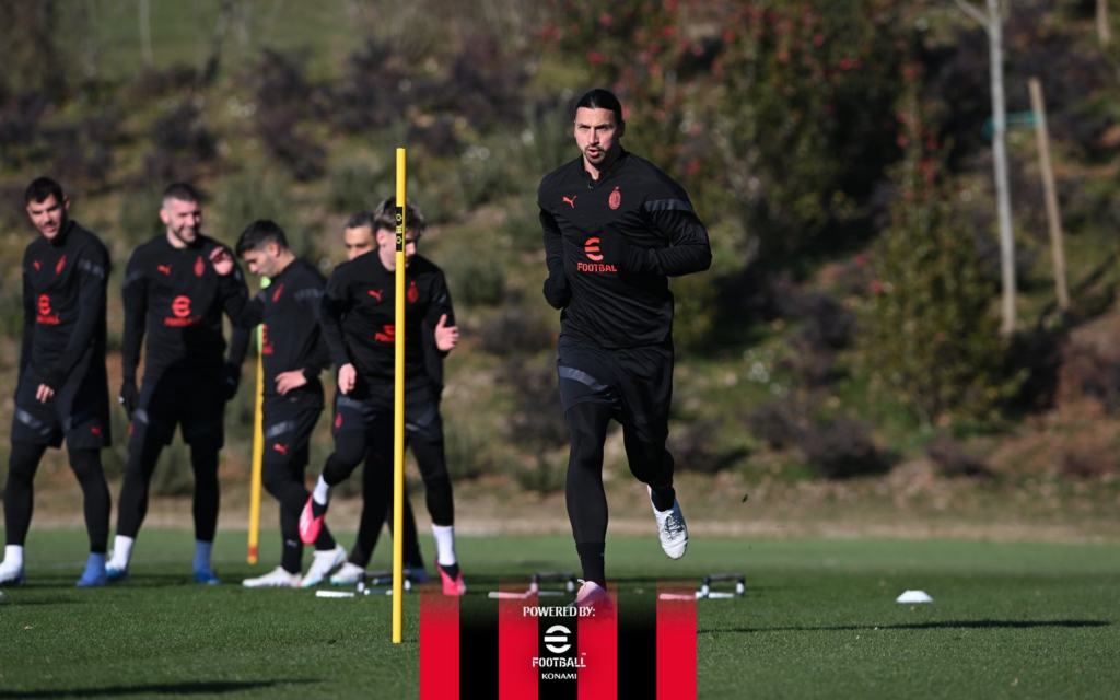 Zlatan Ibrahimovic Back In Training With AC Milan