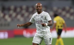 Andrew Ayew in action for Al Sadd 