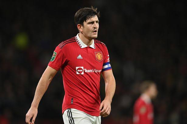 Manchester United captain, Harry Maguire 