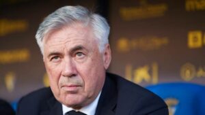Manager of Real Madrid, Carlo Ancelotti 