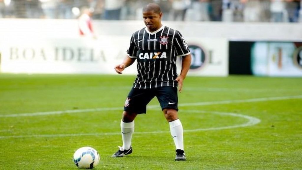 Marcelinho Carica gearing up to take on his trademark free-kicks