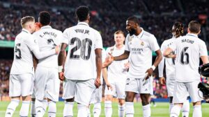 Real Madrid players in great mood against Barcelona