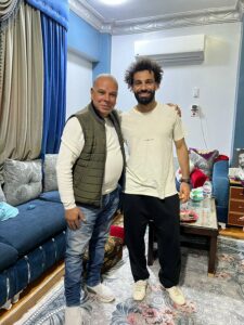 Mohammed Salah and his father