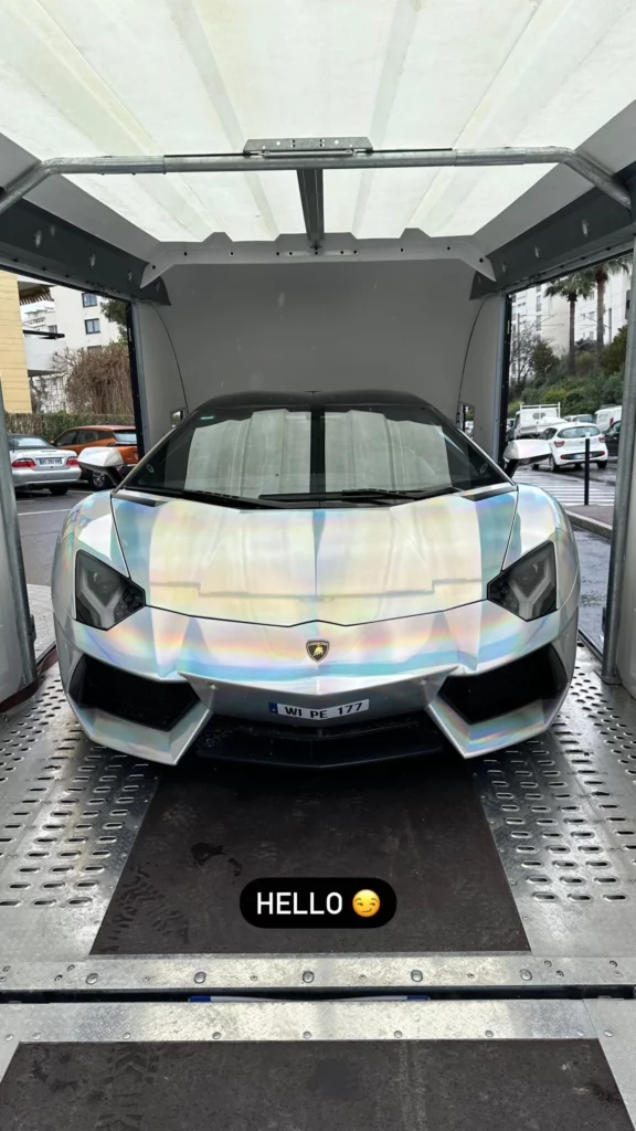 The Lamborghini of Pierre-Emerick Aubameyang
