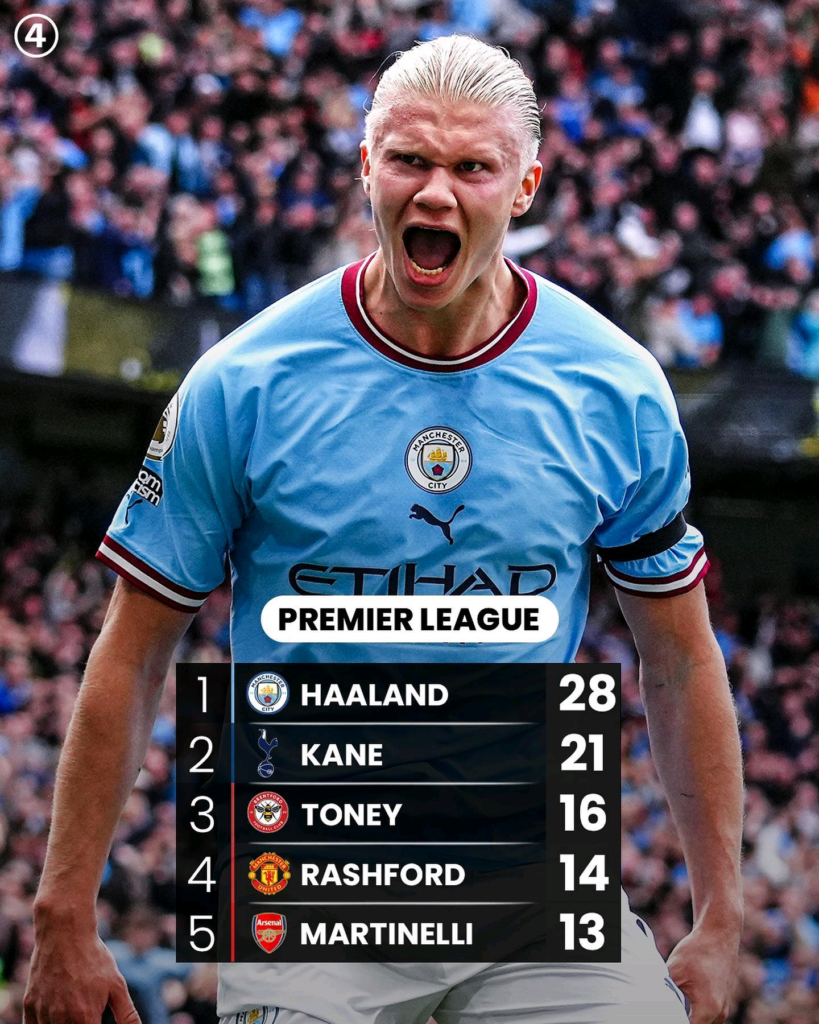 The leading goalscorers in the English Premier League
