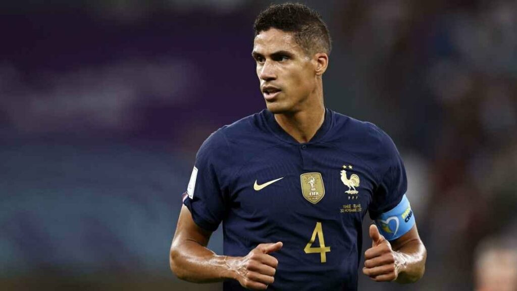 Raphael Varane represented France at the 2022 FIFA World Cup in Qatar
