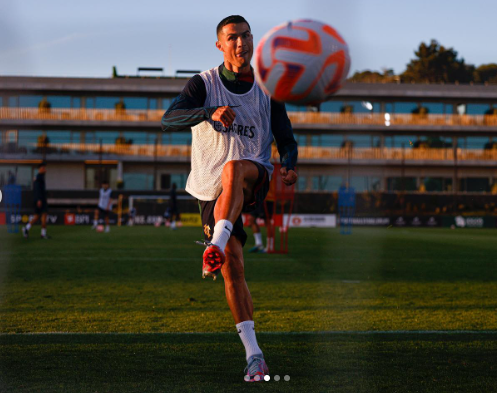 Cristiano Ronaldo Back To Training With Portuguese National Team