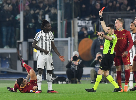 Moise Kean Was Sent off 40 Seconds After Coming On As A Substitute For Juventus