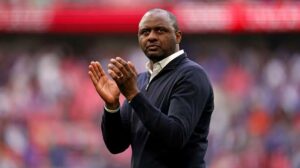 Patrick Vieira, the manager of Crystal Palace