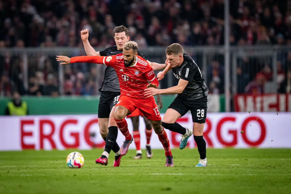 An Image from Bayern Munich's loss against Freiburg