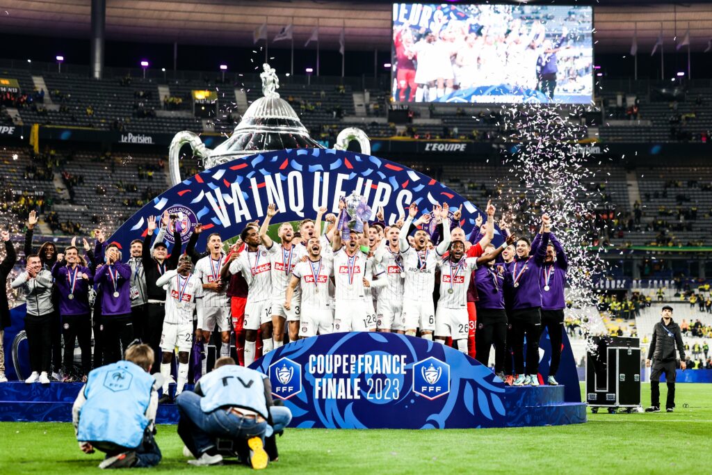 Toulouse defeated Nantes to win the Coupe De France