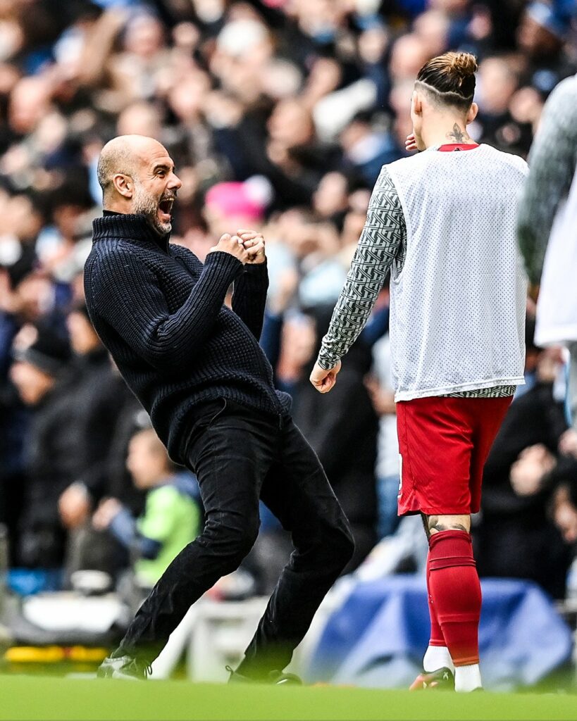 Pep Guardiola Frustrated By Celebration Questions Says It Was Not Aimed At Disrespecting Tsimikas