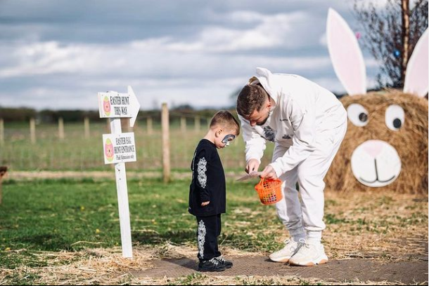 Luke Shaw Celebrates Easter With Daughter Storie 
