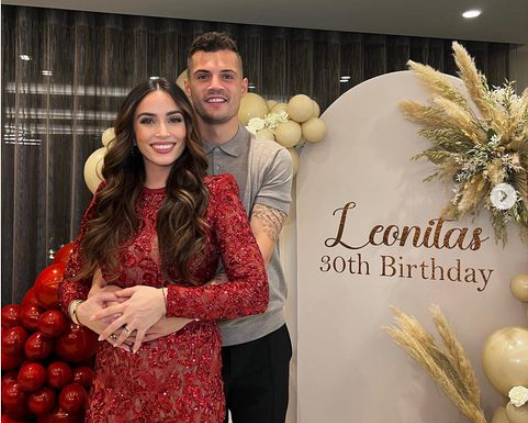 Granit Xhaka Celebrates Wife Leonita Lekaj As She Turns 30