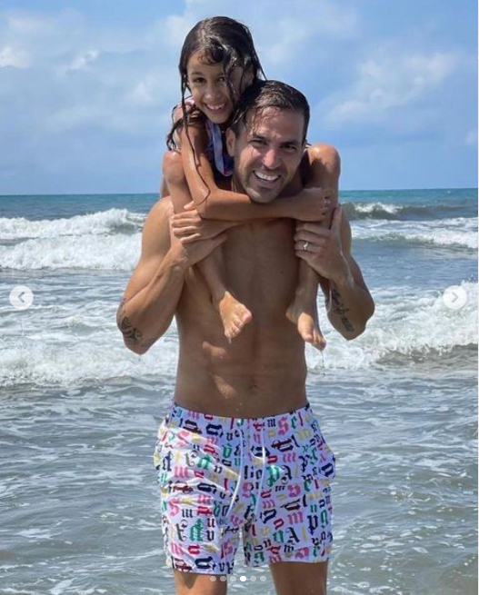 Cesc Fabregas Celebrates His Daughter Lia Who Just Turned 10 Years Old
