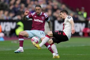 Images from West Ham United victory over Southampton
