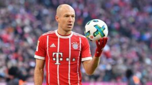 Arjen Robben in action for Bayern Munich