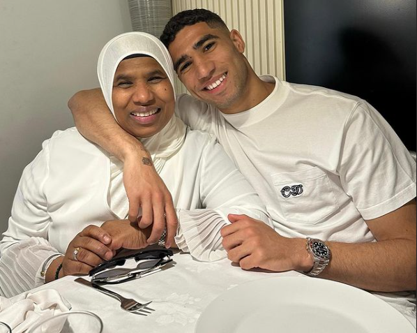 Achraf Hakimi Celebrates His Mother Saida Mouh On Mothers Day, Shuns Wife