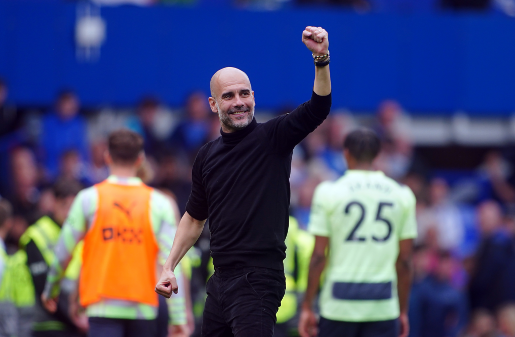 Pep Guardiola And His Manchester City Side To Win The Premier League In A Wimbledon Style