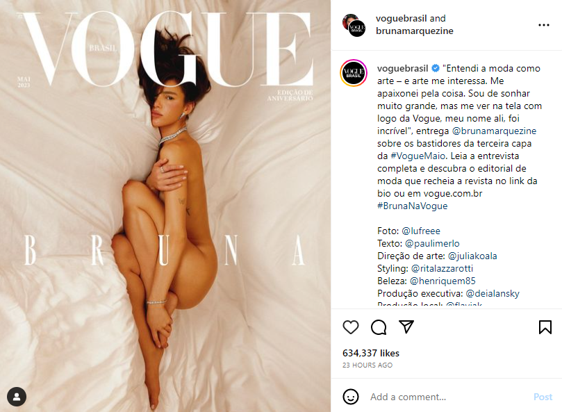 Bruna Marquezine, Neymar's Ex-Lover Shares Naked Images