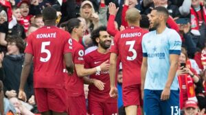 Salah scored his 19th goal of the season during the game

Liverpool