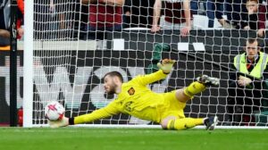 David De Gea  was responsible for Manchester United's loss to West Ham United on Sunday

